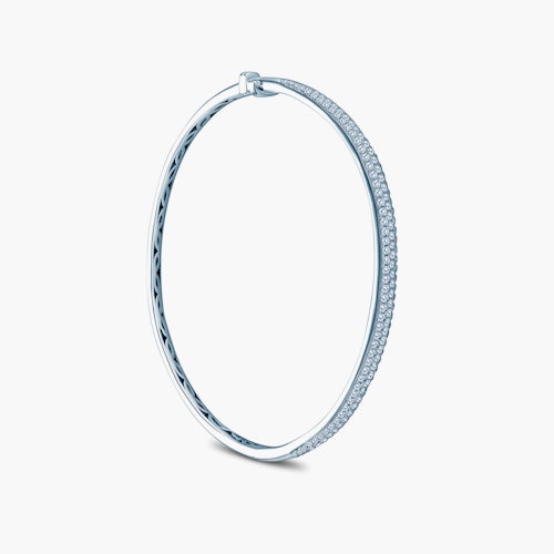 Bransoletka SAVICKI: białe złoto, diamenty